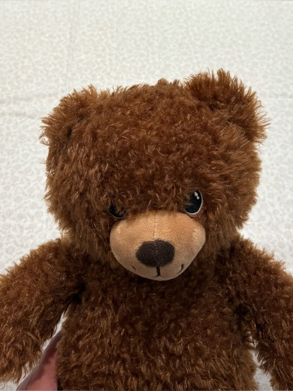 Build-A-Bear Workshop Brown Plush Bear Happy Birthday Paw Pads Button in Ear